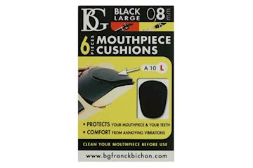Bg - a10l mondstuk plakkers zwart, 0.8mm, 6 stuks
