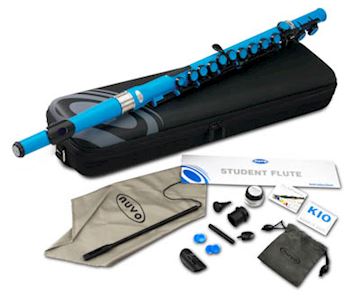 Nuvo - dwarsfluit electric blue / blauw