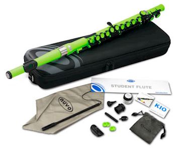 Nuvo - dwarsfluit laser green / groen