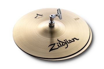 Zildjian - a0113 hi-hat, a zildjian, 12”, new beat hats, traditional