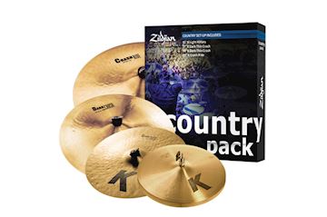 Zildjian - k0801c k zildjian country set 15"hh,17"cr,19"cr, 20"cr/rd