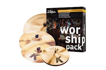 Zildjian - kc0801w k zildjian worship cymbalset 14"hh,16"cr,18"cr 20"rd