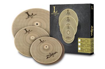 Zildjian - lv348 cymbal set, low volume, 348 cymbal pack, 13h/14cr/18cr