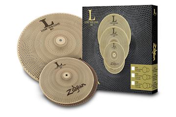 Zildjian - lv38 cymbal set, low volume, 38 cymbal pack, 13h/18crr