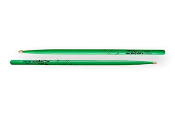 Zildjian - ziz5aacdgg drumstokken hickory neon green 5a