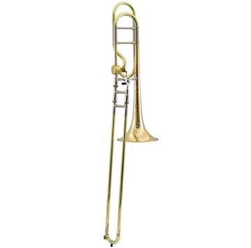 Courtois - trombone bb/f legend same as ac420b with gold brass bell