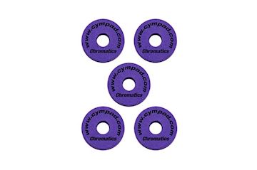 Cympad - cs15/5-p chromatics ø 40 / 15 mm paars - set 5 stuks