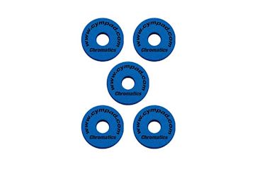 Cympad - cs15/5-b chromatics ø 40 / 15 mm blauw - set 5 stuks