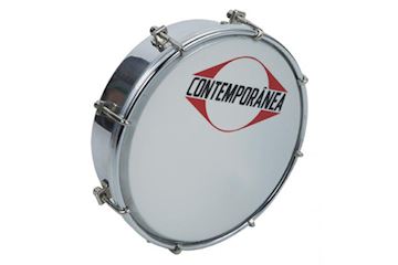 Contemporanea - c-tam01 tamborim 6" metaal chrome 8sp pro