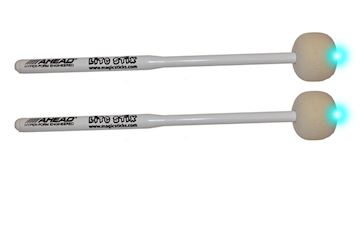 Lite stix - abm5 bassdrumsticks alu shaft