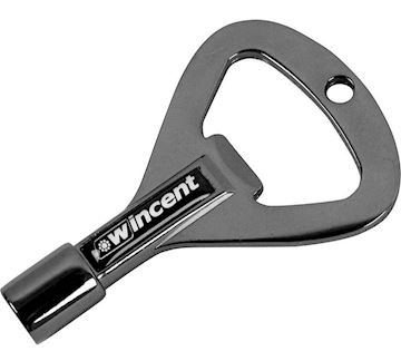 Wincent - rockkeybb black beauty stemsleutel met flesopener