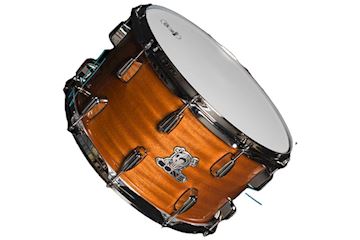 Bone - snaredrum mahogany 14"x8" chrome hardware