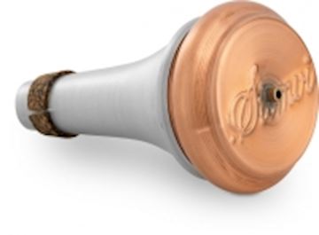 Stomvi - 9537rg study aluminium / bottom copper piccolo trumpet mute