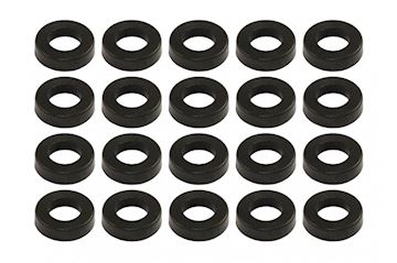 Sparedrum - cb-b nylon washer, black (20)