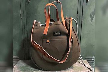 Tackle - ctsb-fg snare drum bag cinch-tite canvas forest green