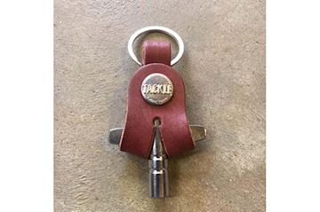 Tackle - ldkc-mgy stemsleutel met leren houder mahogany