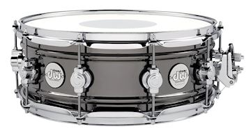 Dw - snaredrum design black brass 14x5,5"