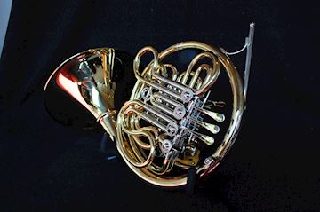 Paxman - serie 4 dubbelhoorn incl. koffer