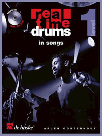 Boek - real time drums in songs level 1 (bk-cd) oosterhout