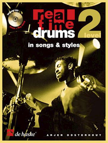 Boek - real time drums in songs & styles level 2 (bk-cd) oosterhout