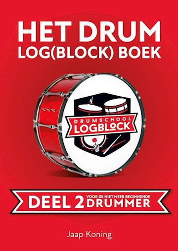 Boek - deel 2 drum log(block) boek jaap koning