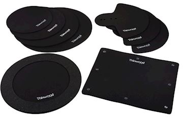 Thinwood - dempset standard set: 12", 13", 16", 14"sd, bd, 2x cym, hh