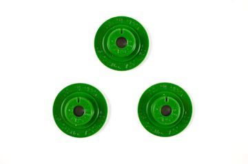 The grombal - cymbal protector green (per 3)
