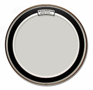 Aquarian - aqski22 super kick i bassdrumvel clear 22"