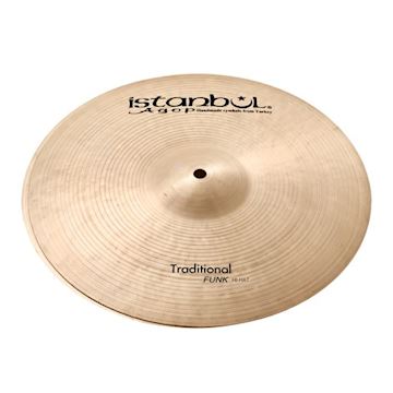 Istanbul - fnh14 traditional series hi-hat flat hole (funk hi-hat) 14"