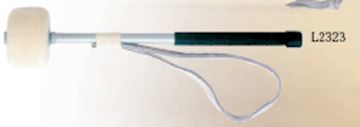 Ludwig - l2323 bassdrum mallets with strap, aluminum shaft