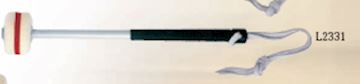 Ludwig - l2331 bassdrum mallets with thong, aluminum shaft