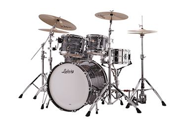 Ludwig - l7482ax1q 22" classic oak drumstel mod vintage black oyster