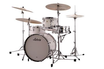 Ludwig - l84023ax0p drums 20" downbeat classic maple white marine pea