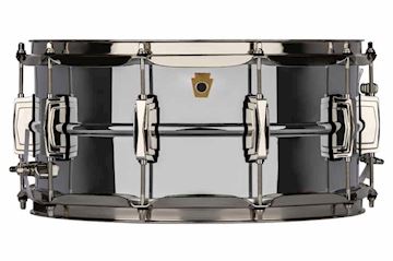 Ludwig - lb402bn 6.5x14 cob "super ludwig" with nickel hw snaredrum