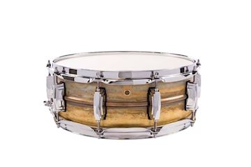 Ludwig - lb454r 5x14 raw brass snaredrum
