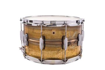 Ludwig - lb484r 8x14 raw brass snaredrum