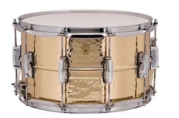 Ludwig - lb508k 8x14 bronze/ supra phonic/ hammered shell