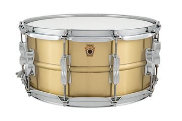 Ludwig - lb654b 6,5x14 acro-brass snare drum brushed shell