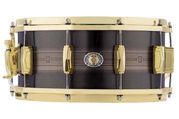 Ludwig - lbr0714 110th ann heirloom brass snare 7x14"