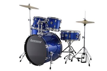 Ludwig - lc17019 accent fuse 5pc complete - blue foil