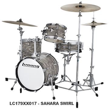 Ludwig - lc179xx017 breakbeats questlove 4pc sahara swirl drumstel