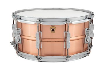 Ludwig - lc654b 6,5x14 acro-copper snare drum brushed shell