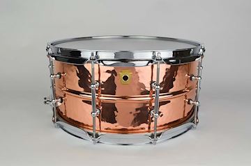 Ludwig - lc662 snaredrum copper phonic 6.5x14 smooth copper imperial