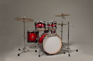Ludwig - lcb520pxsd element birch drumstel deep red burst