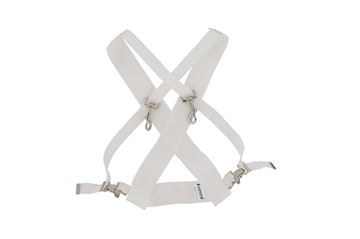 Ludwig - lf350w standard bass drum sling white