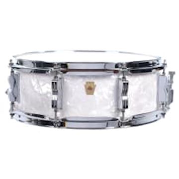 Ludwig - 6.5x14" legacy mahogany snare drum - jumbo wh. marine pearl