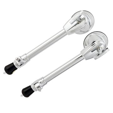Ludwig - bass drum spurs, new elite kick spur w/ extenders (pair)