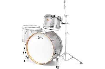 Ludwig - lrc22dxss centennial dragster 4 pc. shellset silver sparkle