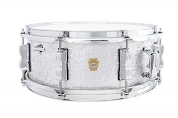 Ludwig - 5.5x14 legacy mah  "jazz fest" snare - silver sparkle
