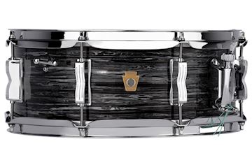 Ludwig - 5.5x14 legacy mah  "jazz fest" snare - vintage black oyster